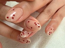 ジュエ ネイルスタジオ(jouer nailstudio.)/ハートネイル