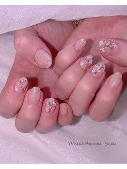モナールアンド(MONNAL&)/桜ネイル