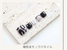 プレンティー 北千住西口店(plenty)/【FOOT】モノクロネイル
