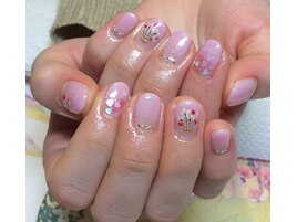 ～フラワー×ハートネイル～