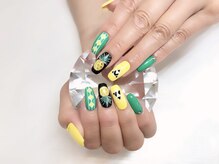 ココロバ ネイルアンドビューティーサロン(COCOLOBA)/パイナップルネイル♪