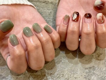 アイラッシュネイルサロン セシルビー(SECILB)/アシンメトリーネイル75分コース