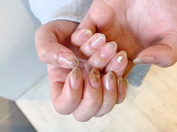 ネイルズ ララ(nails Lala)/ブラウンニュアンス