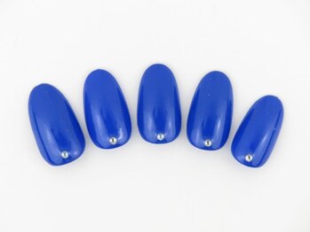 ネイルサロン ディーバ ギンザ(Nail salon Diva GINZA)/One color plus（根本ストーン）