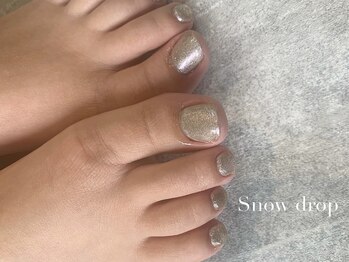 スノー ドロップ(Snow drop)/フットネイル