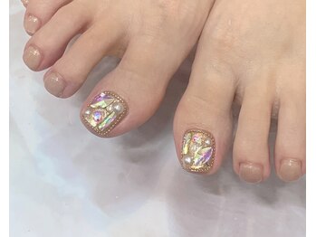 ハンズ ティーン(Hands Teen)/キラキラフットネイル