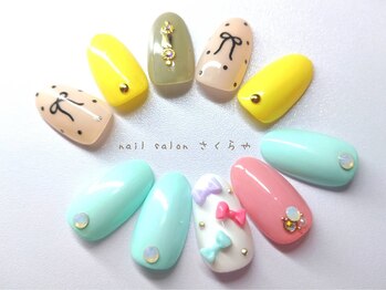 リボン☆リボン☆リボンネイル