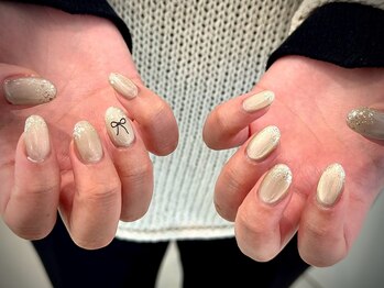 ヌル ネイル 堀江(NURU NAIL HORIE)/POINTアートマグネットネイル☆