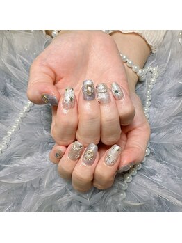 プリティ(Pretty)/星空ネイル/月/星/キラキラ