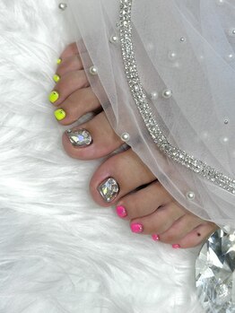 コル(COL.)/Summerフットネイル