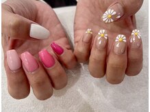 マイマイネイル(maimai nails.)/【034】ぷっくりフラワー*