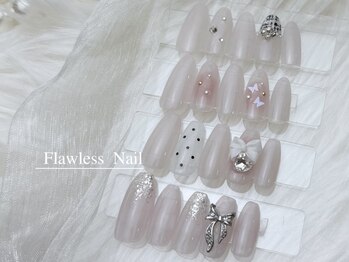 フローレスネイル 新宿店(FlawlessNail)の写真/【何度でも同価格で通える☆】ジェルオフ無料の定額制サロン♪シンプル派もアート派も満足なサンプル豊富!!