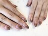Nail【パラジェル使用☆4週間以内のオフ無料】グラデーションワンカラー¥7500