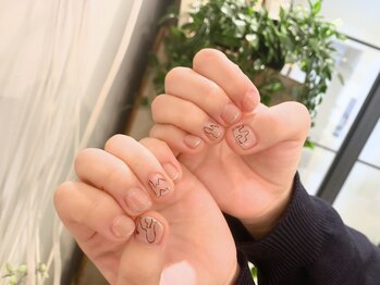 ネイルズ ララ(nails Lala)/ラインアート。