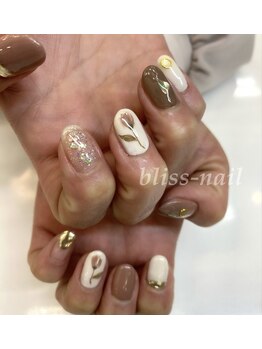 ブリスネイル(bliss-nail)/お花ネイル