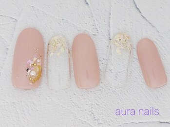 アウラネイルズ(aura nails)/☆ベーシックデザイン￥7800