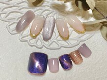 ヴェルニ(nail salon Vernis)の雰囲気（マグネットアートはハンドもフットもどちらでも人気♪）