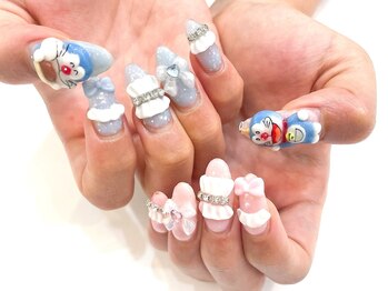 ネイルコレクション ピンク(Nail Collection Pink)/３Ｄキャラネイル♪ドラえもん
