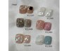 韓国ワンホン好きな方はこちら！韓国トレンドデザインフットネイル　¥6820～