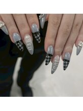 ネイルクイーン(Nail Queen)/千鳥格子¥11000♪