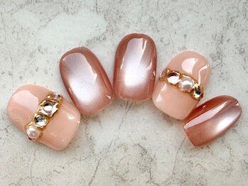 マグネット☆ピンクネイル