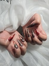 エゴ ネイルアトリエ(Ego.nail atelier)/Acrylic scalp / Design 