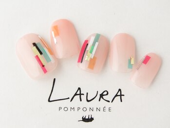 ローラポンポニー(Laura pomponnee)/4月新作デザイン「Stripe.」