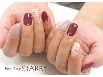 スターリー(STARRY)/小豆色 秋カラーネイル