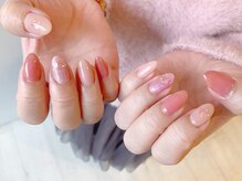 ネイルズ ララ(nails Lala)/ピンクネイル！