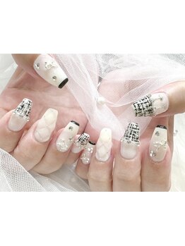 手描きアートが得意なサロン