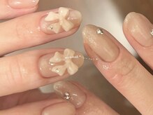 エムワイユーネイル(myu.nail)/ガーリーリボンネイル.。