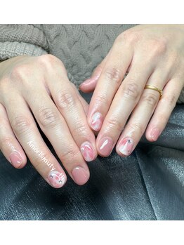 アモールビューティー 新宿店(Amor Beauty)/秋ネイルシンプルdesignネイル