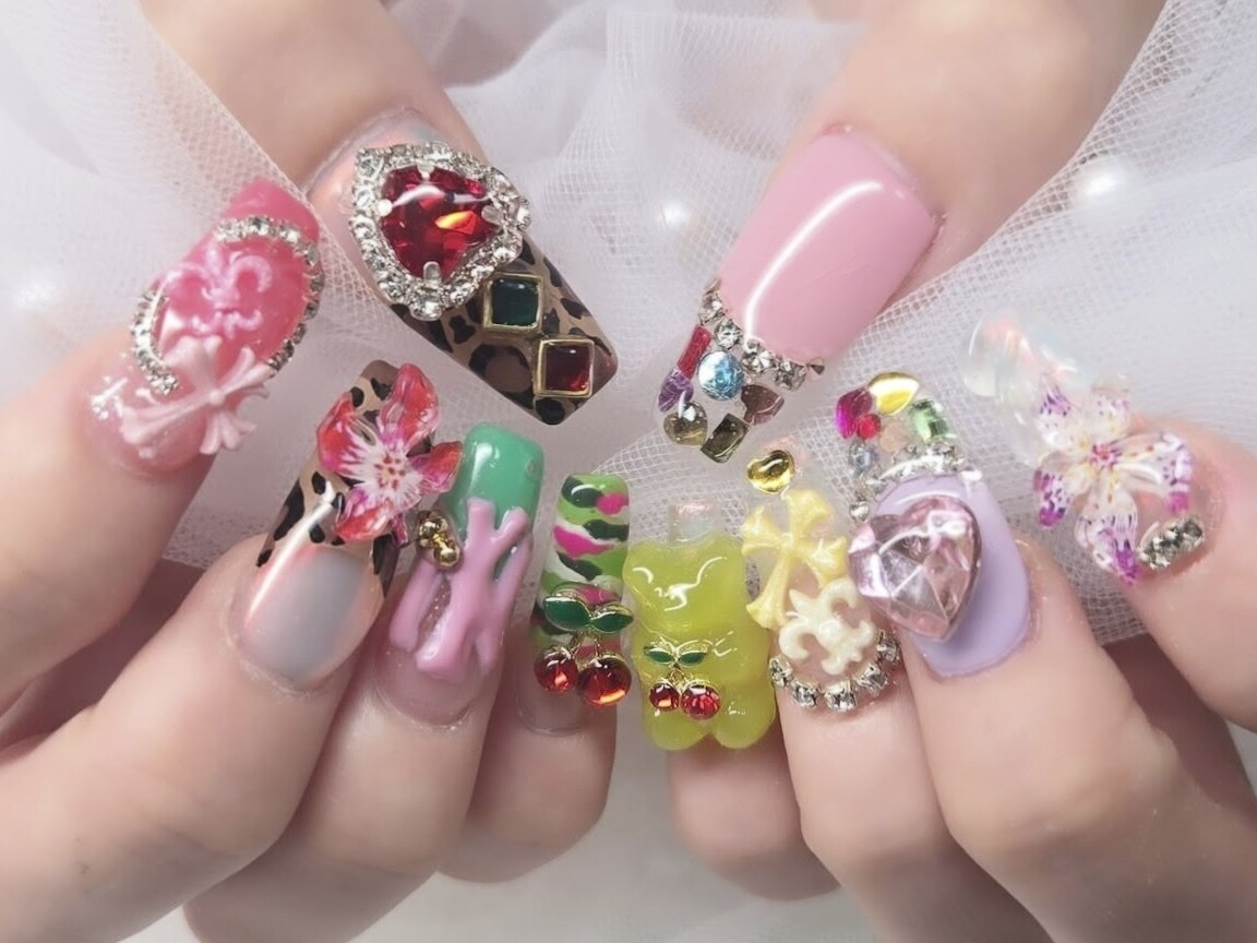 bia♡ ネイルチップ販売様 リクエスト 2点 まとめ商品 bia♡ ネイルチップ販売様 リクエスト 2点 まとめ商品