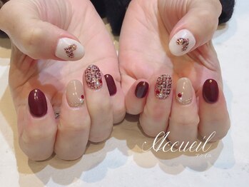 アクイユ 銀座店(ACCUEIL)/ツイードネイル