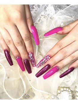 スカルプストーン乗せ放題¥12500