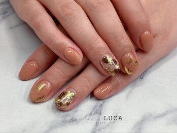 ネイルアトリエルカ(nail atelier LUCA)/M-155 大人上品ニュアンスネイル