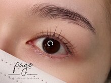 ペイジ(page)/時短人気！眉HBL＋まつ毛パーマ