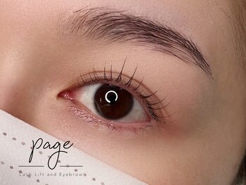 ペイジ(page)/時短人気!眉HBL+まつ毛パーマ