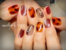 ネイルトップエクル(nail top E CRU)/べっ甲×マグネット