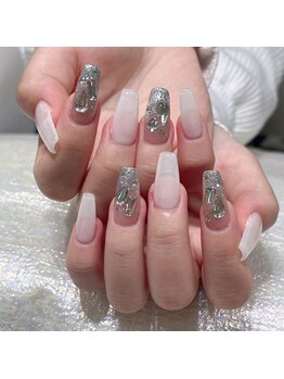 クイーンズビューティーサロン 新宿本店(Queen's beauty salon)/チップ長さ出し 定額コース