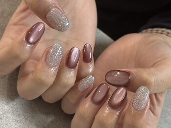 アルーマテラ 横浜店(Allma.TERRA .)/ラメ、ピンクマグネットカラー