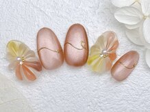 ビオトーププラス 浦和店(bio tope +)/春にピッタリフラワーネイル