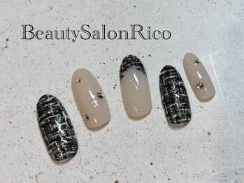 ビューティーサロン リコ(BeautySalon Rico)/ツイードネイル