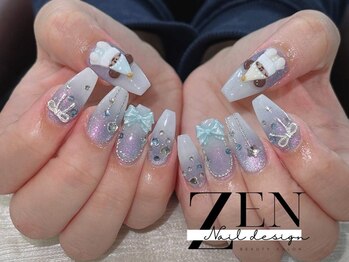 ゼン ネイル デザイン 池袋(ZEN NAIL DESIGN)/* 長 さだしやり放題×つけ放題