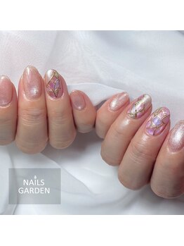 ネイルズガーデン(NAILS GARDEN)/マグネット×ステンドグラス