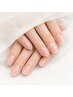 HAND★自爪風クリアネイル　ケア込　メンズOK　￥4000