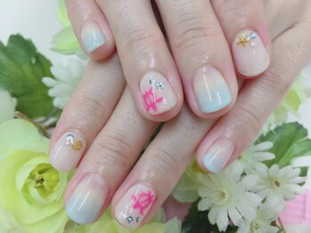 プルミエ ネイル(Premier Nail)/二色グラデ、ホヌアート