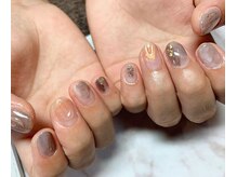 エイミー(eimy)/brown nail