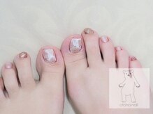 オトナネイル(otona nail)/ペディキュア 天然石風ネイル