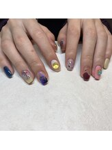 Mネイルアンドカフェ シェレステ/個性派ネイル★★